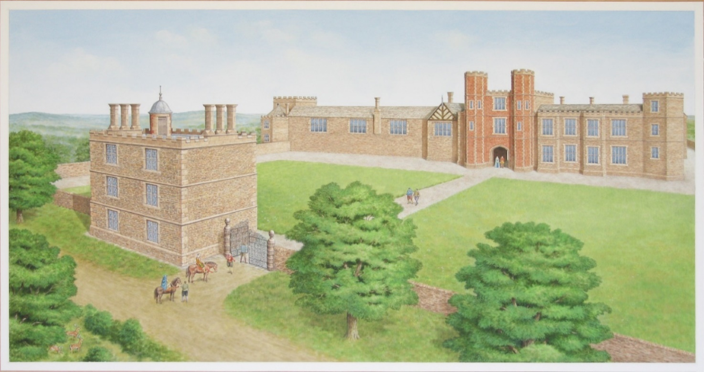 An artist's impression of Sheffield Manor Lodge