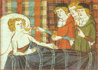 Doctors giving medicine