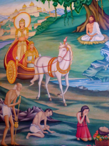 The Four Sights that Siddhartha saw when he left his father's palace for the first time.