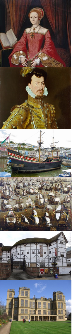 Montage of Images from Elizabethan England