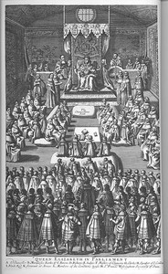 Elizabeth opening Parliament